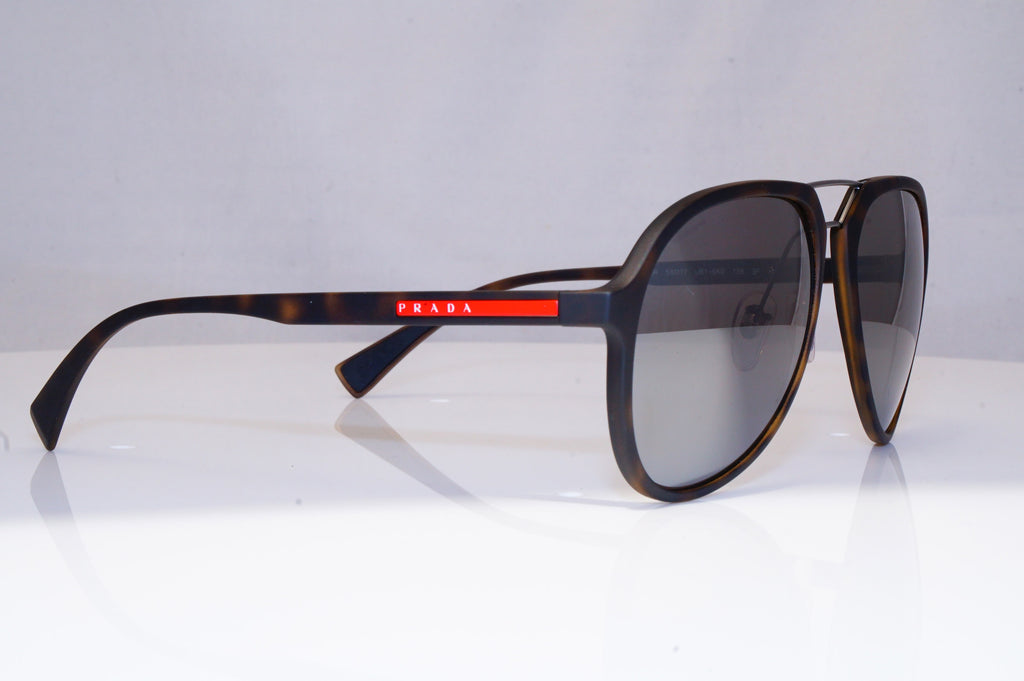 PRADA Mens Polarized Mirror Designer Sunglasses Pilot SPS 05R U61-5KO 18425
