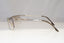 CHANEL Mens Womens Unisex Vintage Sunglasses Silver Shield 4043 124/6I 22069