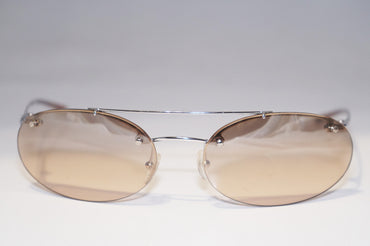 DIOR 1990 Vintage Womens Designer Sunglasses Silver Oval PEACE YB76P 14922