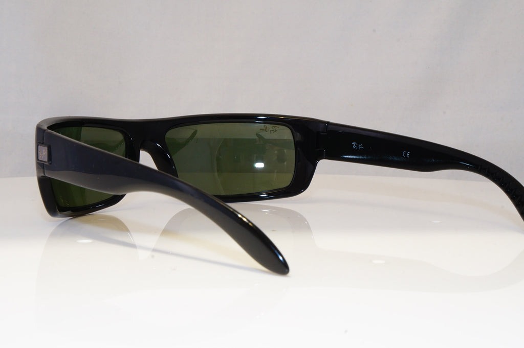 RAY-BAN Mens Designer Sunglasses Black Wrap RB 4052 601 22084