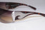 PRADA Boxed Womens Designer Sunglasses Brown Shield SPR 58F 2BU-6S1 14943