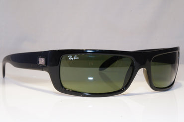 RAY-BAN Mens Designer Sunglasses Black Wrap RB 4052 601 22084