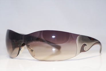 PRADA Boxed Womens Designer Sunglasses Brown Shield SPR 58F 2BU-6S1 14943