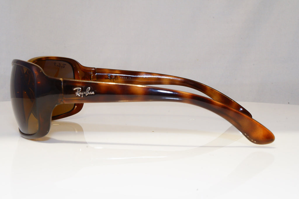 RAY-BAN Mens Womens Unisex Polarized Sunglasses Brown Wrap RB 4068 642/57 22090