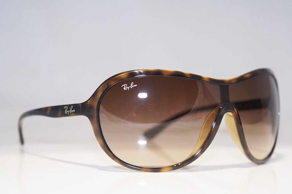 RAY-BAN Womens Designer Sunglasses Brown Shield RB 4096 710/13 14995