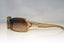 CHRISTIAN DIOR Womens Designer Sunglasses Brown Rectangle Party 2 WG8 16699
