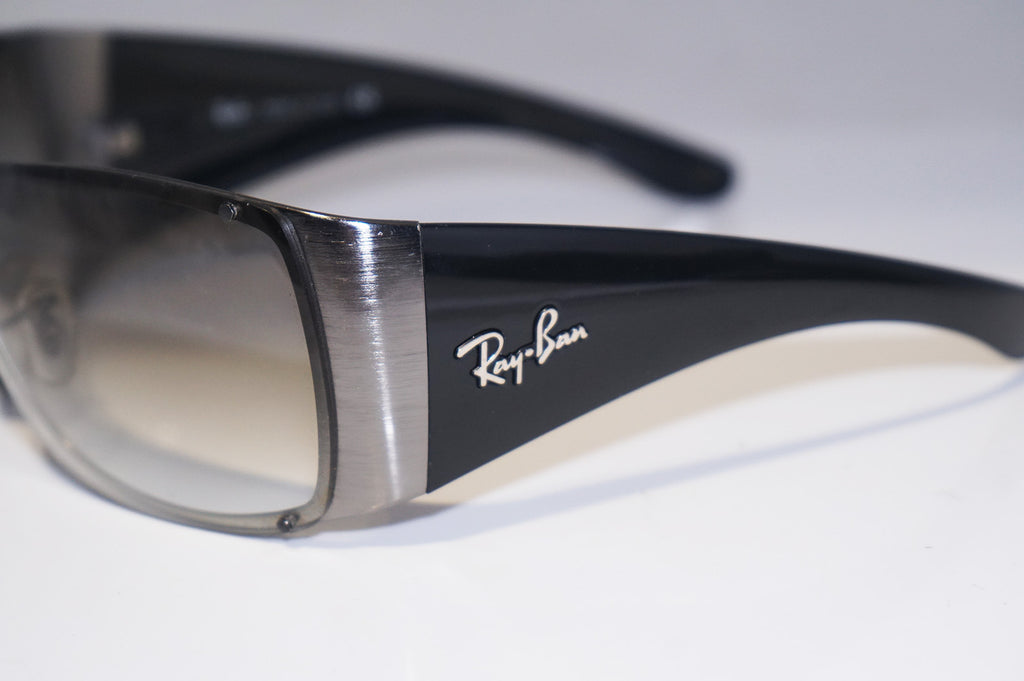 RAY-BAN Womens Designer Sunglasses Black Shield RB 3361 041/8E 14930