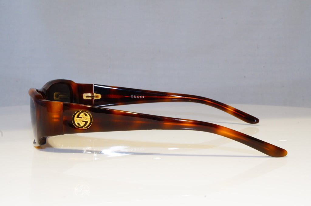 GUCCI Mens Vintage 1990 Designer Sunglasses Brown Rectangle GG 1482 05L 19358