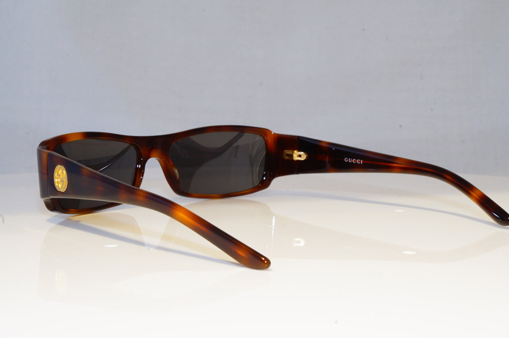 GUCCI Mens Vintage 1990 Designer Sunglasses Brown Rectangle GG 1482 05L 19358