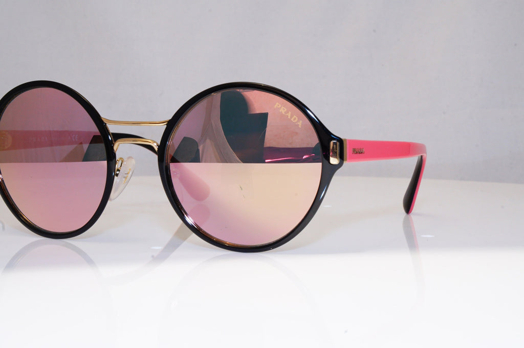 PRADA Womens Mirror Designer Sunglasses Pink Round SPR 57T 2AG-5L2 18362