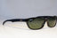 RAY-BAN Mens Vintage 1990 Designer Sunglasses Black Rectangle RB 2117 901 19368