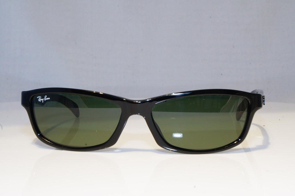 RAY-BAN Mens Vintage 1990 Designer Sunglasses Black Rectangle RB 2117 901 19368