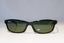 RAY-BAN Mens Vintage 1990 Designer Sunglasses Black Rectangle RB 2117 901 19368