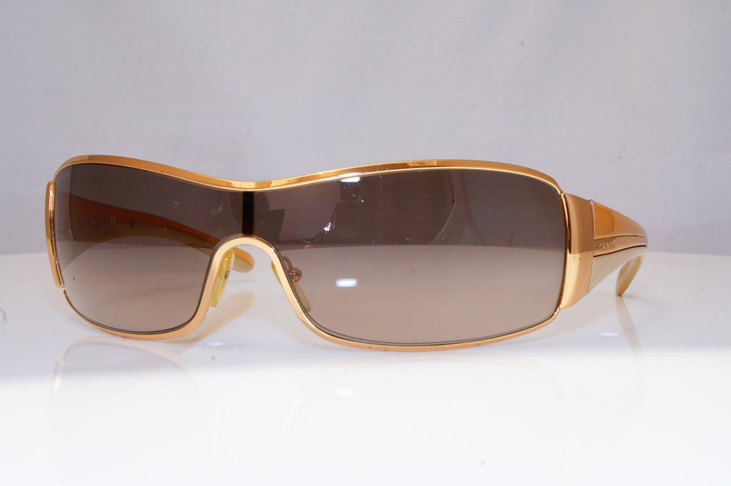 PRADA Mens Womens Unisex Designer Sunglasses Brown Shield SPR 53H 2AG-6S1 18310