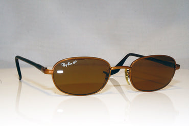 RAY-BAN Mens Polarized Vintage 1990 Designer Sunglasses Brown W3081 BRN 16736