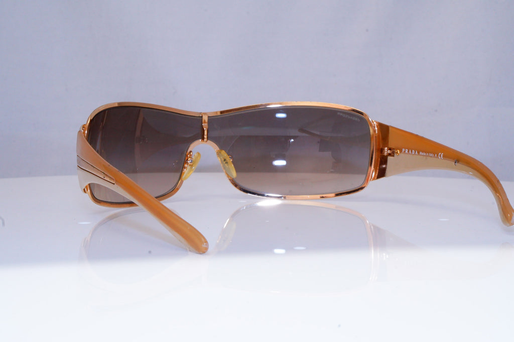 PRADA Mens Womens Unisex Designer Sunglasses Brown Shield SPR 53H 2AG-6S1 18310