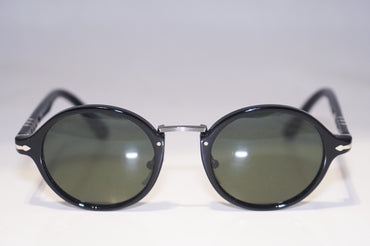 PERSOL Boxed Mens Designer Sunglasses Black Round 3129 95/31 14994