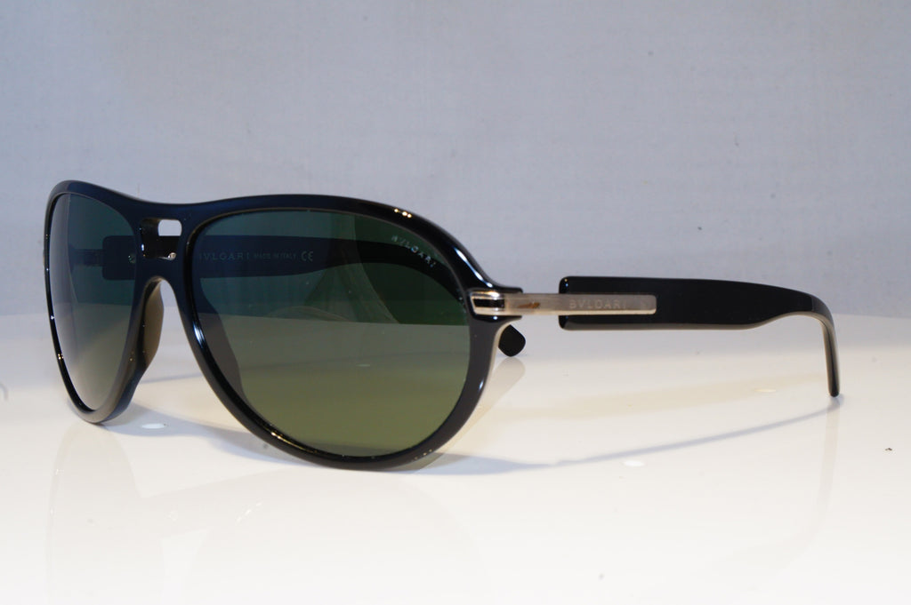 BVLGARI Mens Designer Sunglasses Black Pilot 7005 501/31 19317