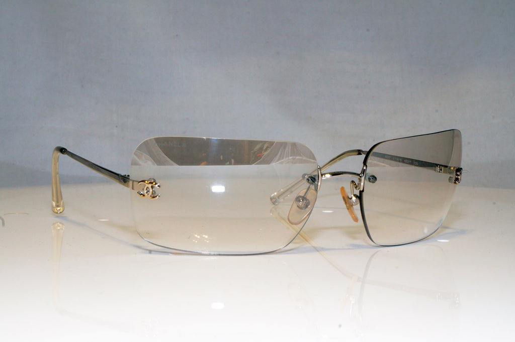 CHANEL Womens Designer Sunglasses Silver Rimless 4017 124/6I 16715