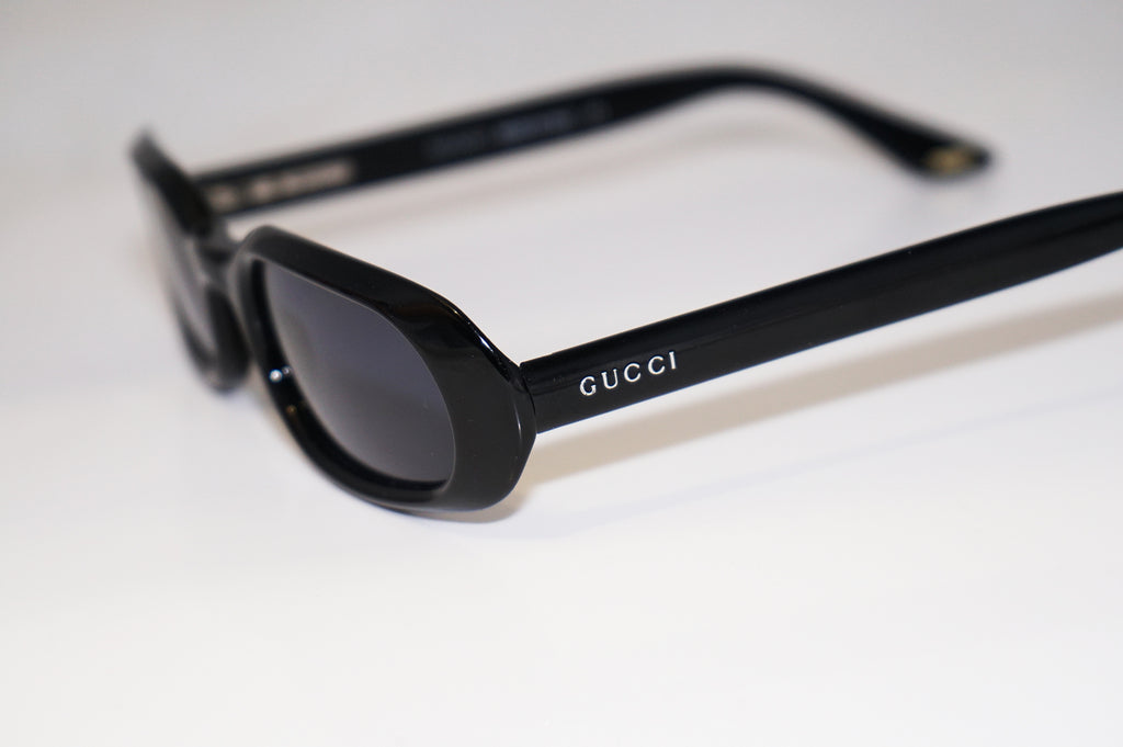 GUCCI 1990 Vintage Mens Designer Sunglasses Black Rectangle GG 1157 807 16058