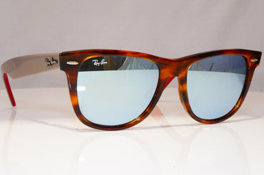 RAY-BAN Mens Womens Mirror Sunglasses Brown Wayfarer RB 2140 1178/30 22089