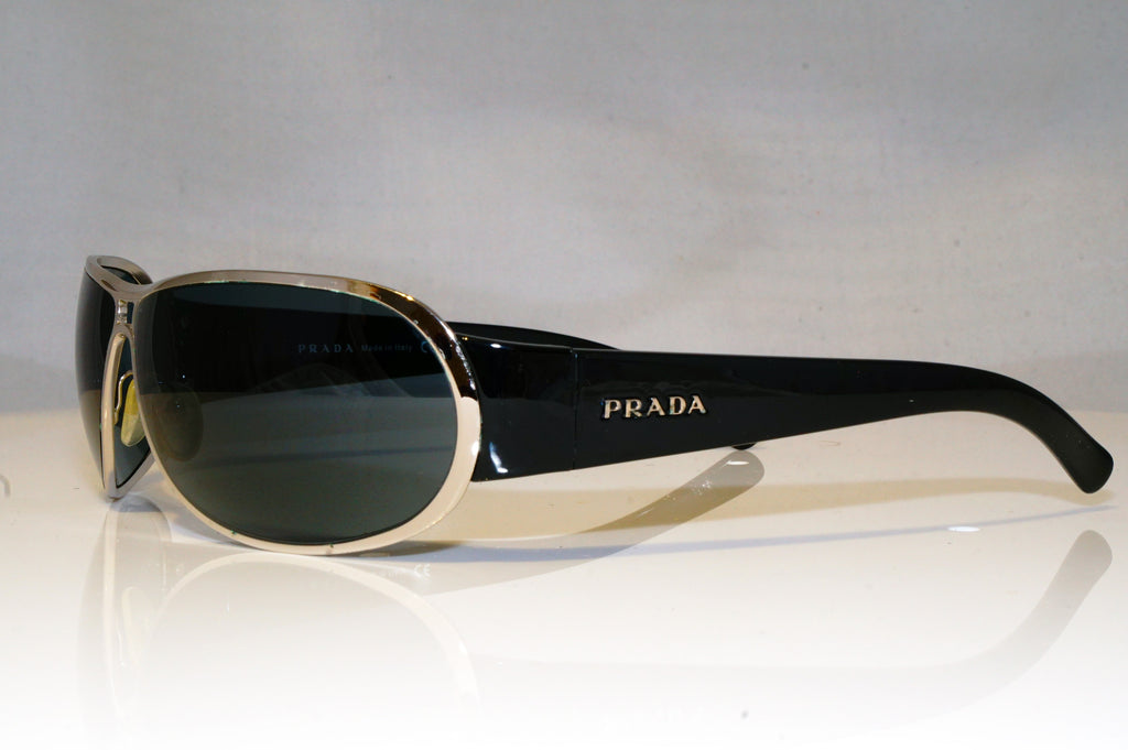 PRADA Mens Designer Sunglasses Black Wrap SPR 70G 1BC-1A1 16712