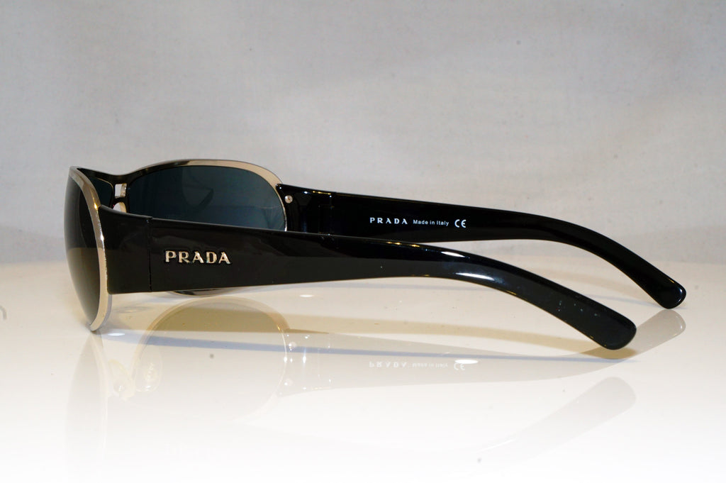 PRADA Mens Designer Sunglasses Black Wrap SPR 70G 1BC-1A1 16712