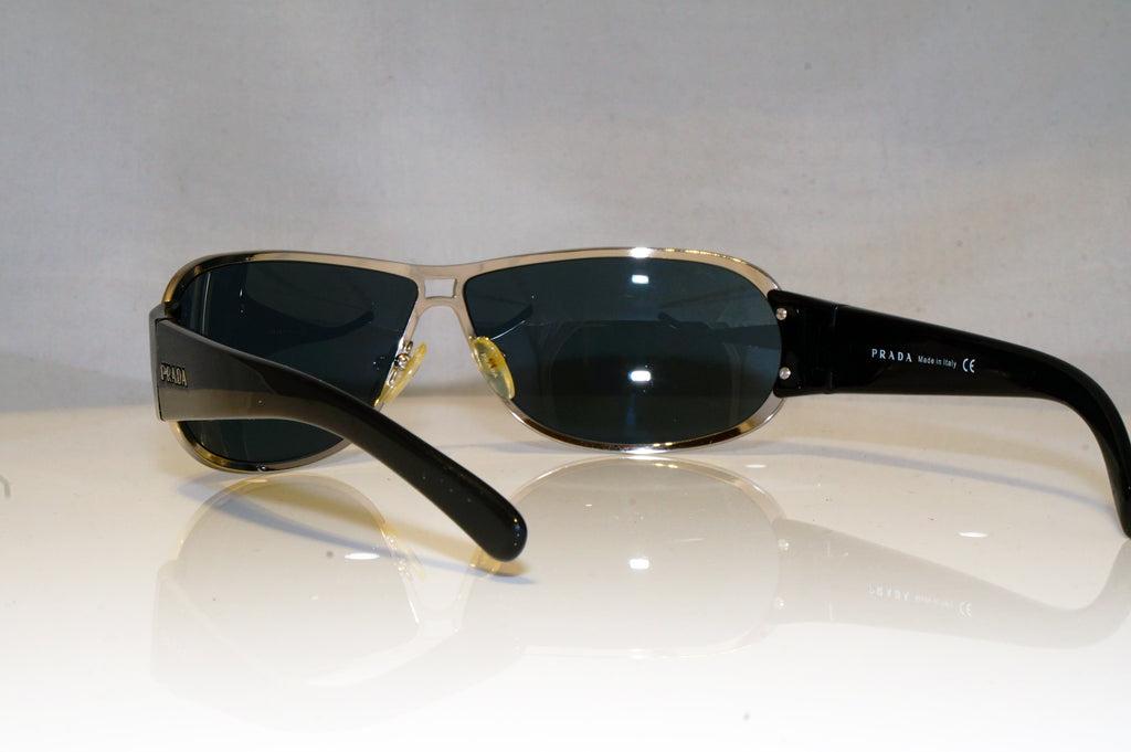PRADA Mens Designer Sunglasses Black Wrap SPR 70G 1BC-1A1 16712
