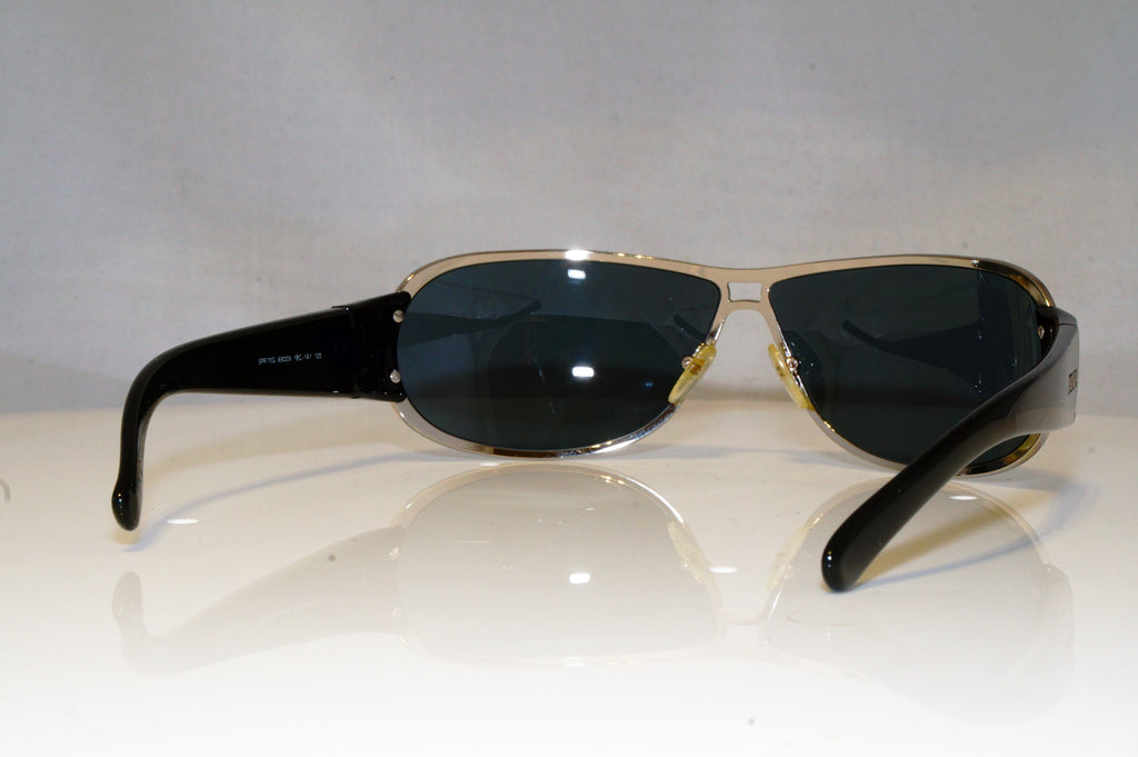PRADA Mens Designer Sunglasses Black Wrap SPR 70G 1BC-1A1 16712