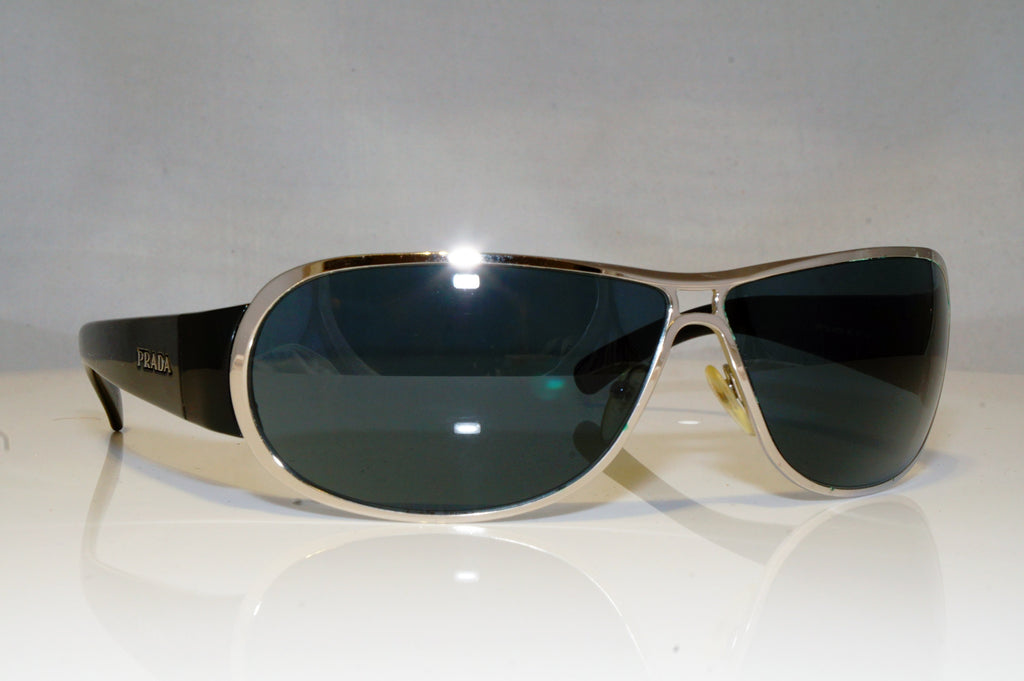 PRADA Mens Designer Sunglasses Black Wrap SPR 70G 1BC-1A1 16712