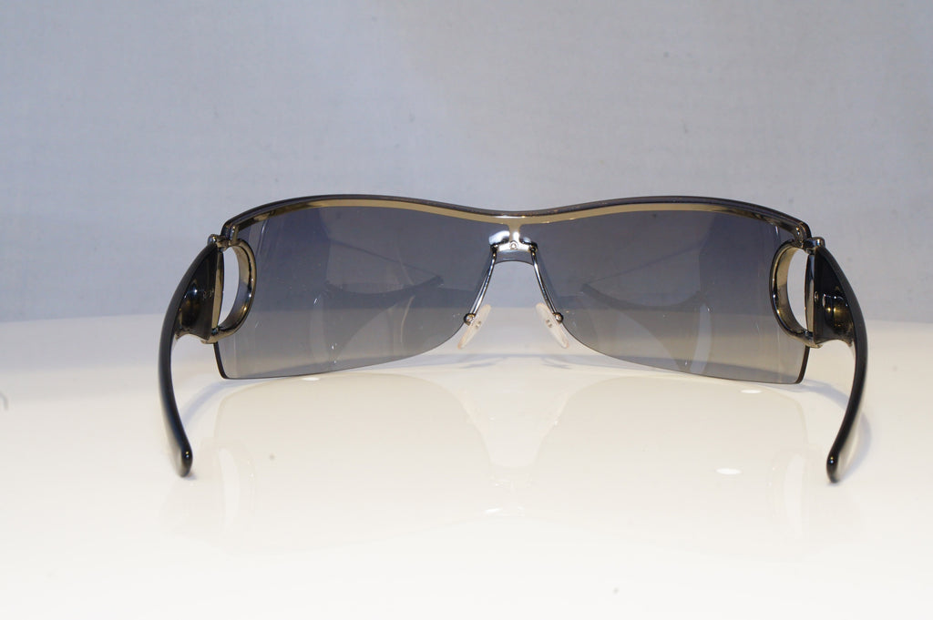 GUCCI Womens Diamante Designer Sunglasses Grey Shield GG 2712 RFUVK 19439