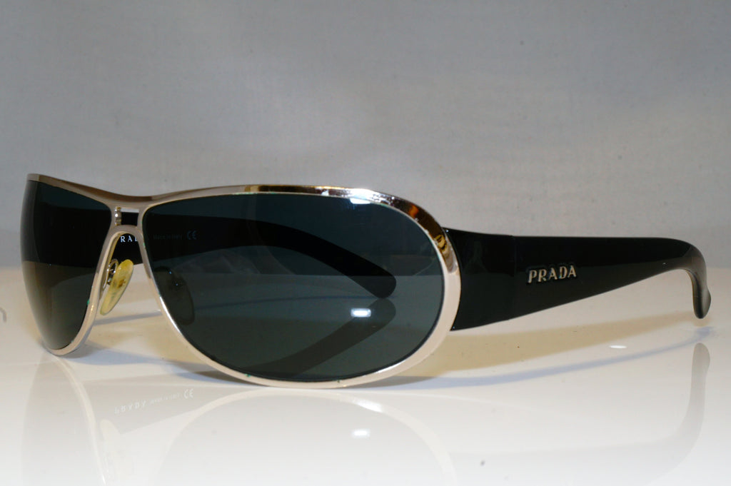 PRADA Mens Designer Sunglasses Black Wrap SPR 70G 1BC-1A1 16712