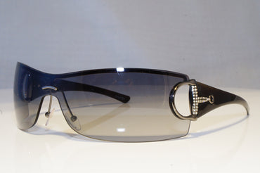 GUCCI Womens Diamante Designer Sunglasses Grey Shield GG 2712 RFUVK 19439