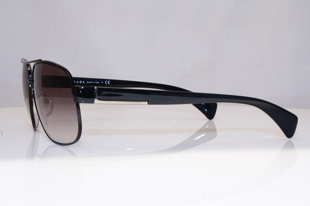 PRADA Mens Designer Sunglasses Black Pilot SPR 52P 7AX-OA7 18419