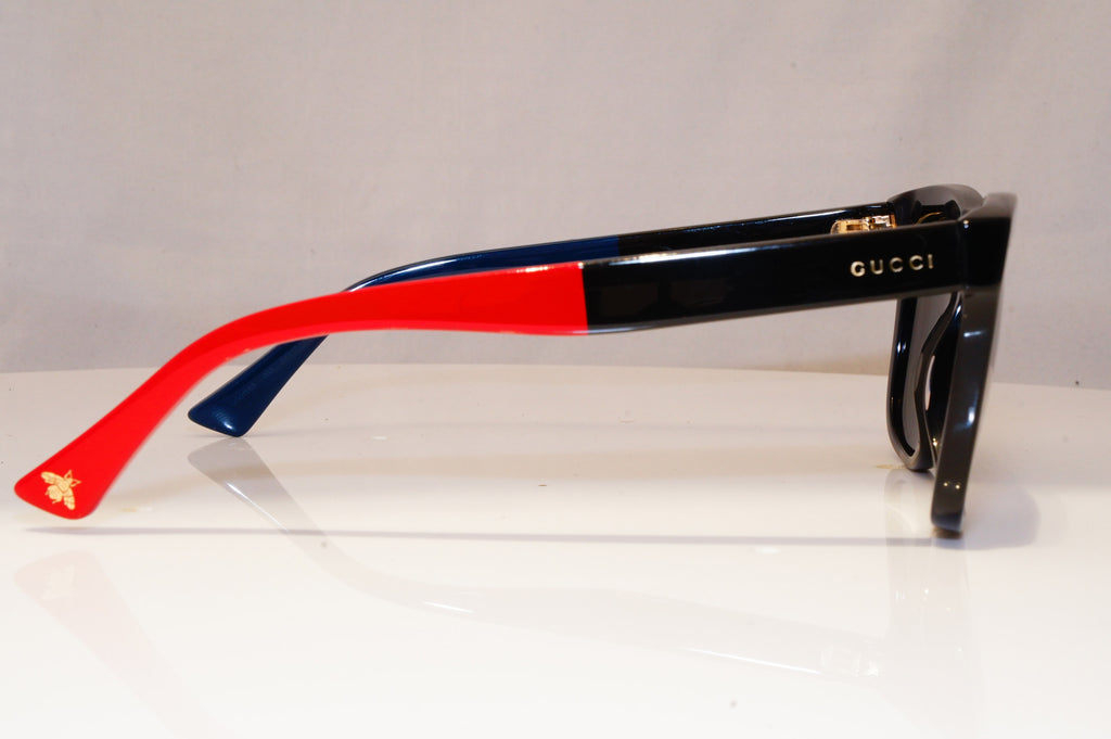 GUCCI Mens Womens Unisex Polarized Sunglasses Black Square GG 0158S 003 22068