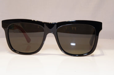 GUCCI Mens Womens Unisex Polarized Sunglasses Black Square GG 0158S 003 22068