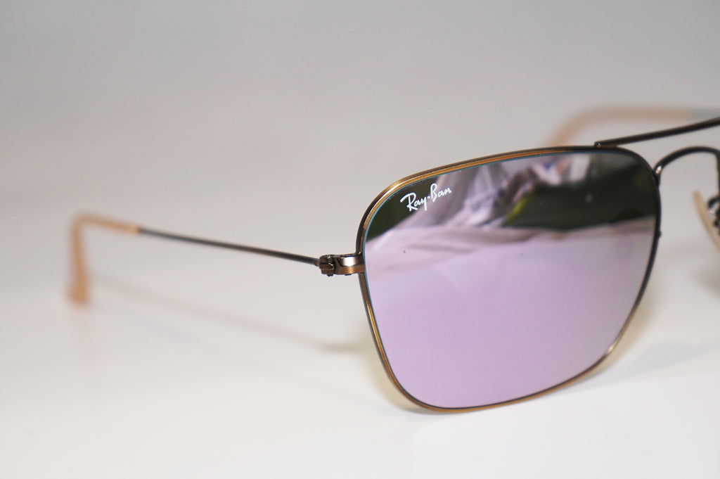RAY-BAN Mens Unisex Designer Mirror Sunglasses Gold Caravan RB 3136 167/4K 16237