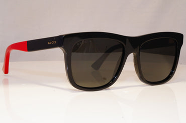GUCCI Mens Womens Unisex Polarized Sunglasses Black Square GG 0158S 003 22068
