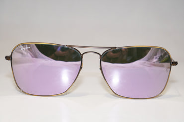RAY-BAN Mens Unisex Designer Mirror Sunglasses Gold Caravan RB 3136 167/4K 16237