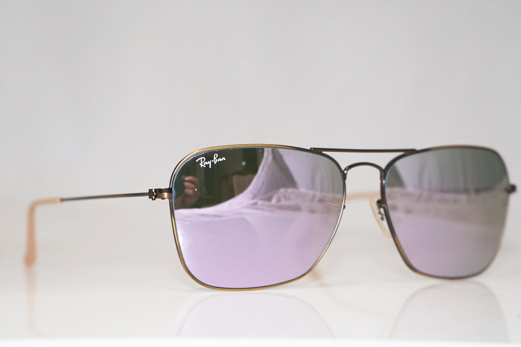 RAY-BAN Mens Unisex Designer Mirror Sunglasses Gold Caravan RB 3136 167/4K 16237
