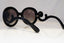 PRADA Womens Baroque Swirl Boxed Sunglasses Black Round NEW SPR 27N 1AB3M1 22064