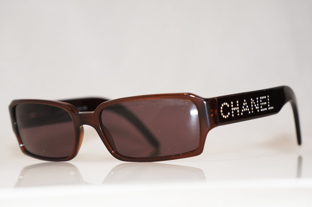 CHANEL Boxed Womens Designer Sunglasses Brown Diamante 5060 C538/3 16162