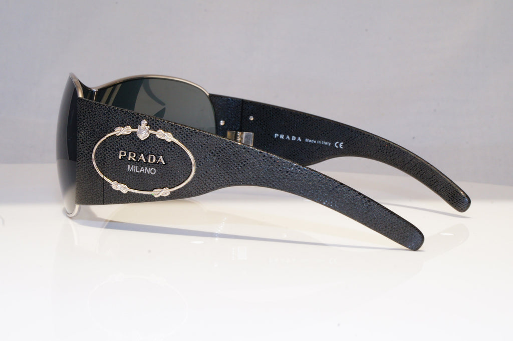PRADA Womens Designer Sunglasses Black Shield SPR 58L 7JS-1A1 18700