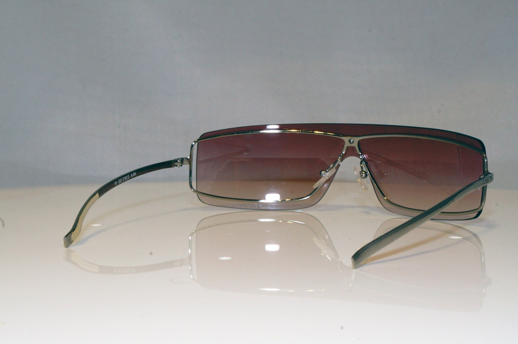 GUCCI Womens Vintage 1990 Designer Sunglasses Silver Shield GG 1710 6LBBI 16611