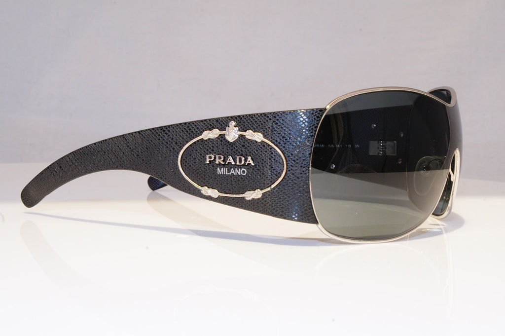 PRADA Womens Designer Sunglasses Black Shield SPR 58L 7JS-1A1 18700
