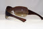 GUCCI Womens Diamante Oversized Sunglasses Brown Shield GG 1825 LEUMH 22117