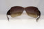 GUCCI Womens Diamante Oversized Sunglasses Brown Shield GG 1825 LEUMH 22117