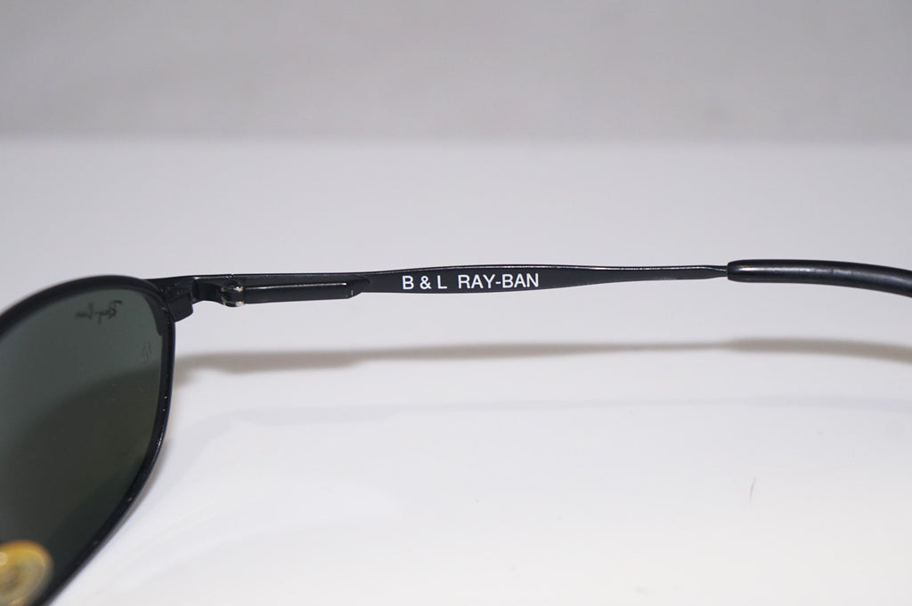 RAY-BAN 1990 Vintage Mens Designer Sunglasses Black Oval W2963 PTAW 14806