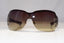 GUCCI Womens Diamante Oversized Sunglasses Brown Shield GG 1825 LEUMH 22117