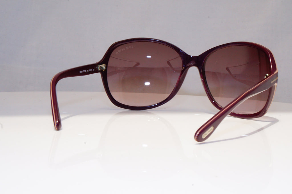TOM FORD Womens Designer Sunglasses Burgundy Butterfly Sheila TF 186 83Z 18702